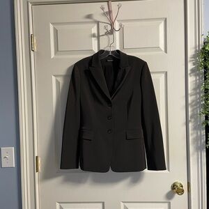 Tahari Elegant Dark Brown Women's Suit Jacket